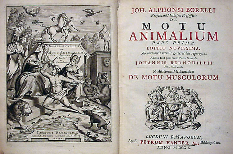 Figures du « De Motu Animalium » de Borelli (1680-1681) et mannequin articulé (planche « Dessein »).